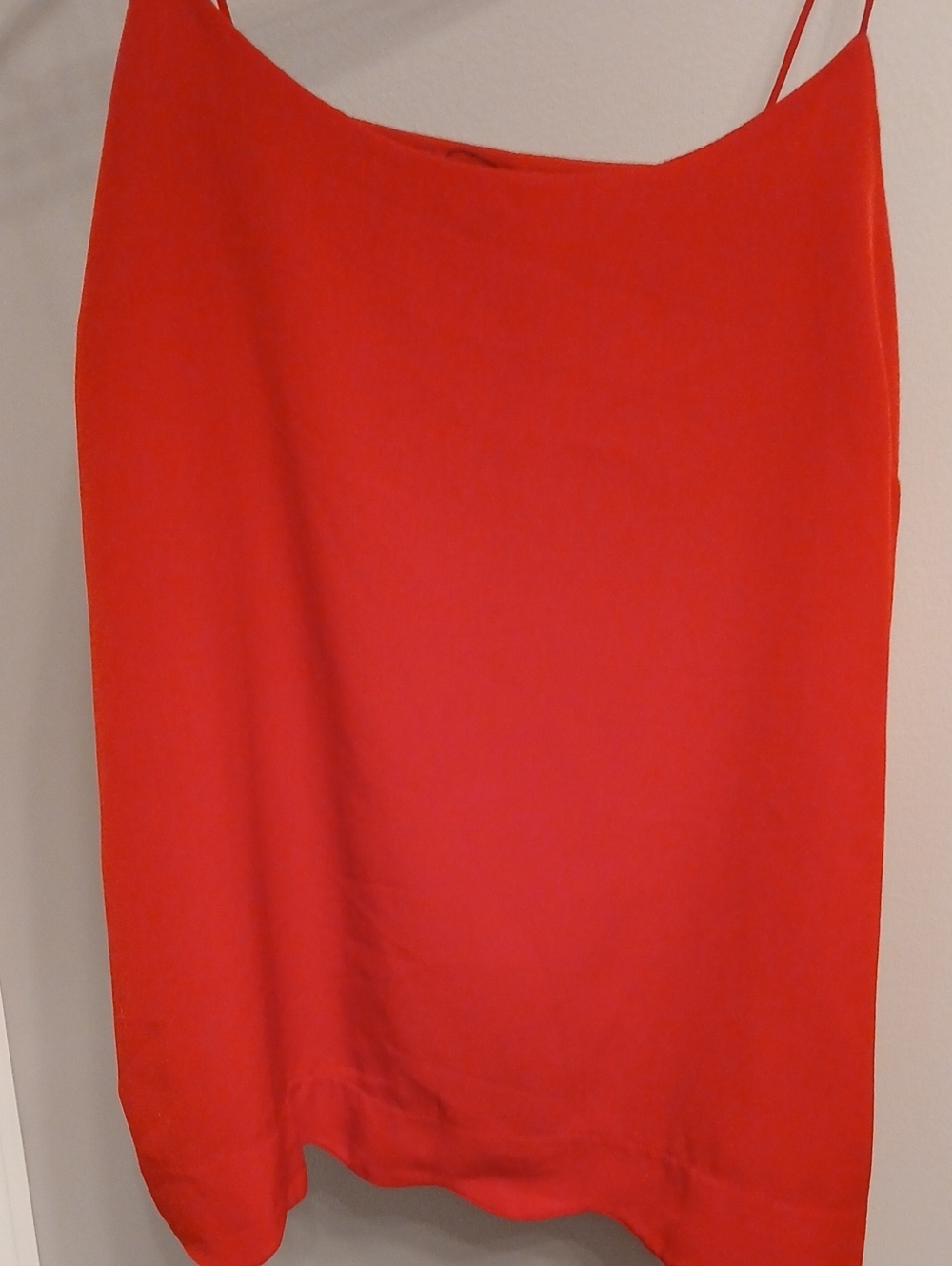 The Limited Red Mini Slip Skirt